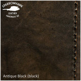 The Love Wallet - Hand Dyed - Embossed Heart between Two Initials