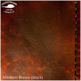 The Love Wallet - Hand Dyed - Embossed Heart between Two Initials