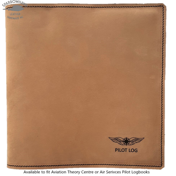 CASA (Australia) Pilot Logbook Cover (ATC or AirServices) - Nubuck Leather - Pilot Log