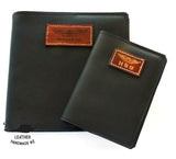 CASA (Australia) Pilot Licence Folder Cover - Black Aniline Leather - Embossed Initials