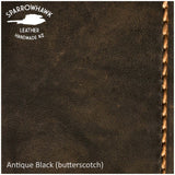 Pilot's Leather Mouse Pad - Hand Dyed - Hand Embossed Wings - Pigskin backing