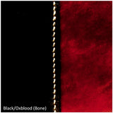 Diary / Journal / Book Cover - 2 Colour spine / front - Embossed Initials