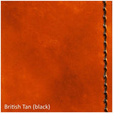 Pilot Cross Card Wallet- Initials & Wings - Hand Dyed, 7 colours