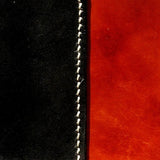 Pilot Logbook Cover - wrap closure, 2 colour outside / inside, embossed initials