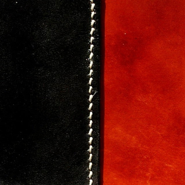CASA (Australia) Pilot Logbook Cover - wrap closure, 2 colour outside / inside, embossed initials