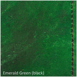 Pilot Cross Card Wallet- Initials & Wings - Hand Dyed, 7 colours