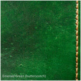 A4 Portfolio - Hand Finished Leather - Tan Interior - Black Brass Nameplate