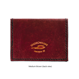 Urban Cross Card Wallet - Hand Finished - Embossed Initials