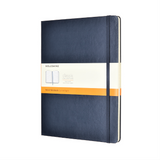 Moleskine XL Classic Notebook Ruled (19 cm x 25 cm) Blue or Black