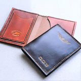 FAA (US) Pilot Licence & Medical Certificate wallet - 1 colour - Embossed Initials
