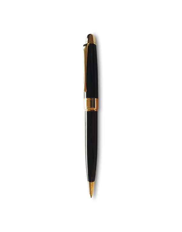 Montford Black & Gold Ball Pen by Pierre Cardin in Presentation Box