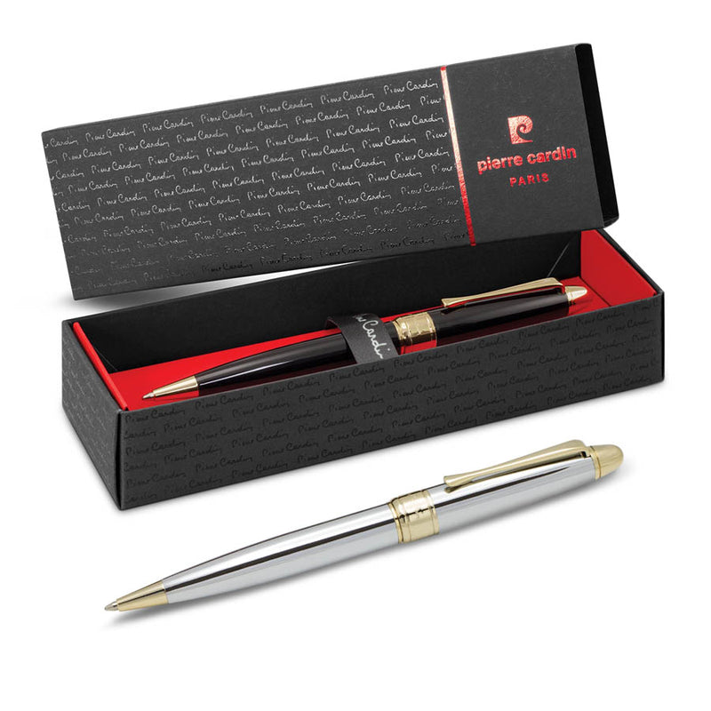 Montford Chrome & Gold Ball Pen by Pierre Cardin in Presentation Box