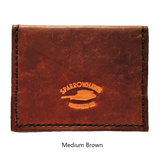 Pilot Cross Card Wallet- Initials & Wings - Hand Dyed, 7 colours