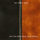 NZCAA Pilot Logbook Cover - 2 colour spine / front, wings / initials plate