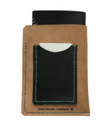 Slimline Passport & Card Sleeve - Nubuck Leather - Laser Engraved