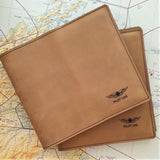 CASA (Australia) Pilot Logbook Cover (ATC or AirServices) - Nubuck Leather - Pilot Log