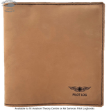 CASA (Australia) Pilot Logbook Cover (ATC or AirServices) - Nubuck Leather - Pilot Log