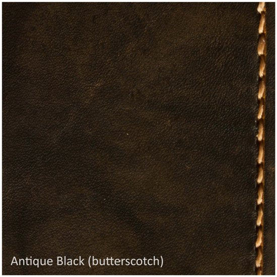 A4 Portfolio - Hand Finished Leather - Tan Interior - Embossed Initials