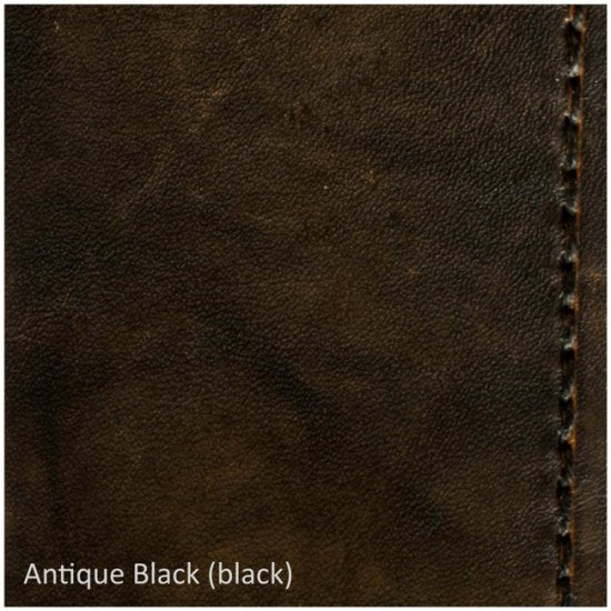 A4 Portfolio - Hand Finished Leather - Black Interior - Embossed Initials