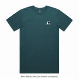 Mens Essential Sports Tee - Red & Greens - 4 Colour Options- 100% Fine Cotton Quality - All Sizes