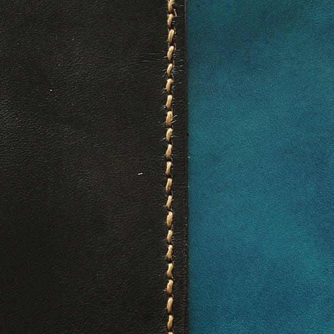 Pilot Logbook Cover - wrap closure, 2 colour outside / inside, embossed initials