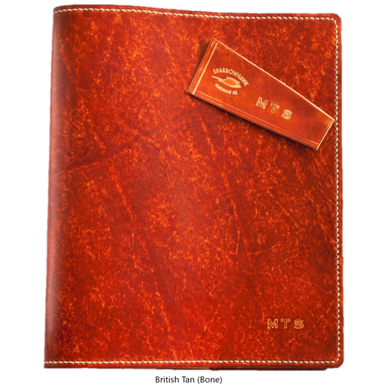 Diary / Journal / Book Cover - 1 Colour - Embossed Initials