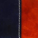 NZCAA Pilot Logbook Cover - wrap closure, 2 colour outside / inside, embossed initials