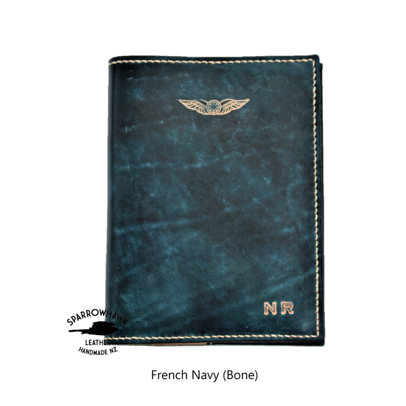Dual CASA & NZCAA Pilot Licence Holder - Hand Finished Leather - 1 Colour