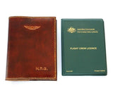 CASA NZCAA Pilot Licence Holder cover Sparrowhawk Leather