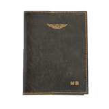 CASA (Australia) Pilot Logbook & Licence Folder Cover Combo - Nubuck & Hand Finished Leather