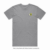 Pilots lightweight summer tshirt grey marle by Absolutely Avationght