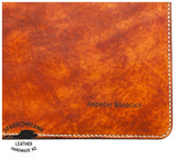 NZCAA Pilot Logbook Cover - book closure, 1 colour, laser engraved wings & name
