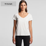 Womens V Neck Top - Black or White Colour Options - 100% Fine Cotton Quality - Lightweight- All Sizes
