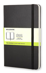 Moleskine Large Black Hardcover Notebook Blank Pages 