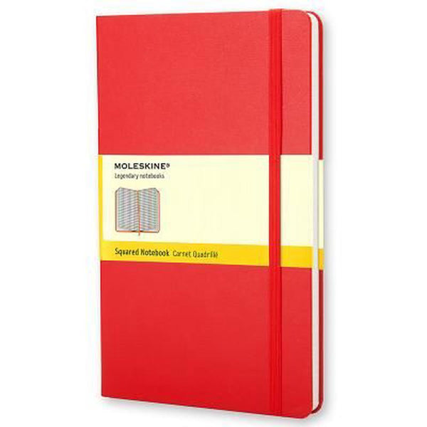 Moleskine Pocket Hard Cover Notebook Ruled (9 cm x 14 cm) Red or Blue