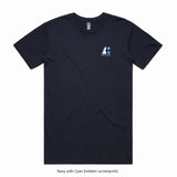 Classic navy blue t-shirt by Absolutely Aviation Apparel