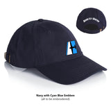 Classic navy cap by Absolutely Aviation lightweight adjustable metal snap