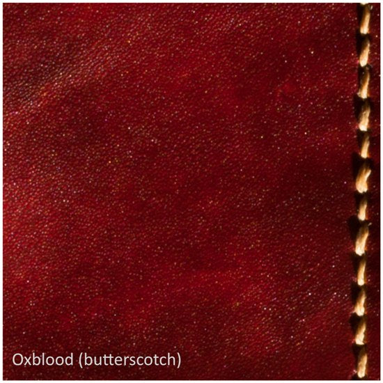 Document Folio (double expanding side gusset) - Embossed Initials