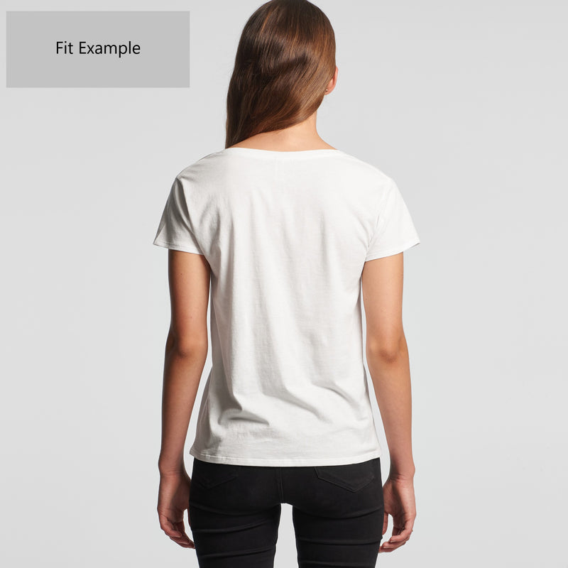 Womens V Neck Top - Black or White Colour Options - 100% Fine Cotton Quality - Lightweight- All Sizes