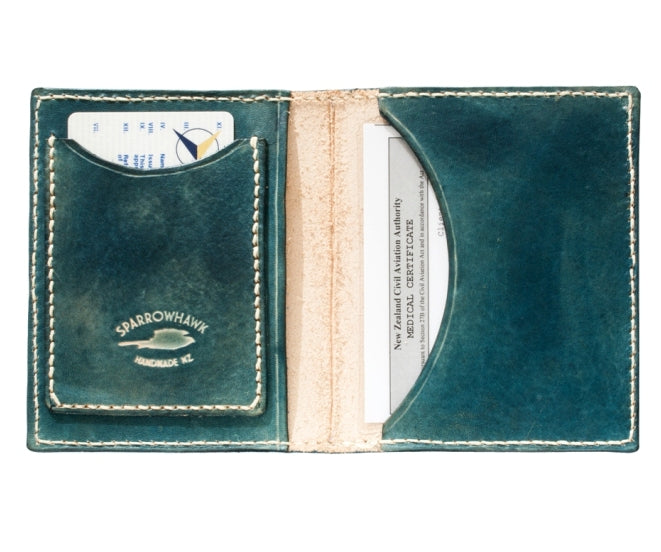 NZCAA Logbook & Licence / Medical Certificate Wallet Combo - Hand Finished Leather