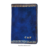 Moleskine Pocket Notebook Cover - Rambling Rose - Embossed Initials