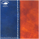 FAA (US) Pilot Logbook Cover PPL - 2 colour spine / front, embossed wings & initials