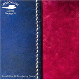 FAA (US) Pilot Logbook Cover PPL - 2 colour spine / front, embossed wings & initials