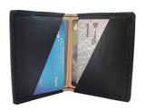 Urban Cross Card Wallet - Hand Finished - Embossed Initials