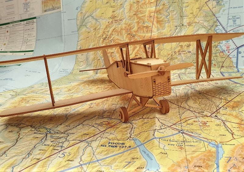 Tiger Moth Biplane - Ply Kitset Model - Designed & Made by Model Tech NZ