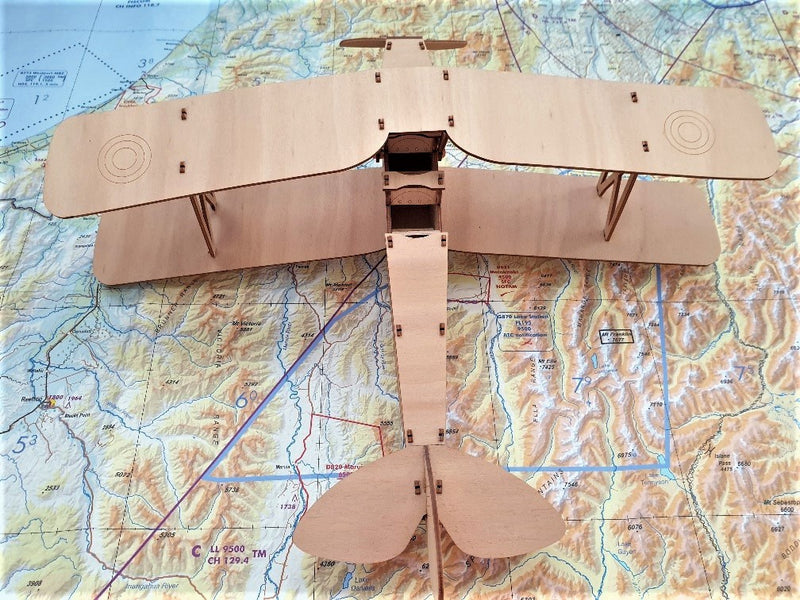 Tiger Moth Biplane - Ply Kitset Model - Designed & Made by Model Tech NZ