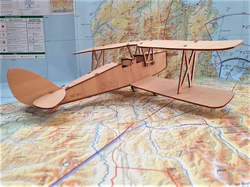 Tiger Moth Biplane - Ply Kitset Model - Designed & Made by Model Tech NZ