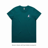 Womens Essential Sports Tee - Red, Pink & Greens - 6 Colour Options - 100% Fine Cotton Quality - All Sizes