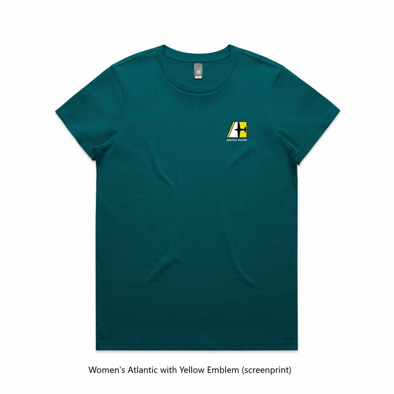 Womens Essential Sports Tee - Red, Pink & Greens - 6 Colour Options - 100% Fine Cotton Quality - All Sizes