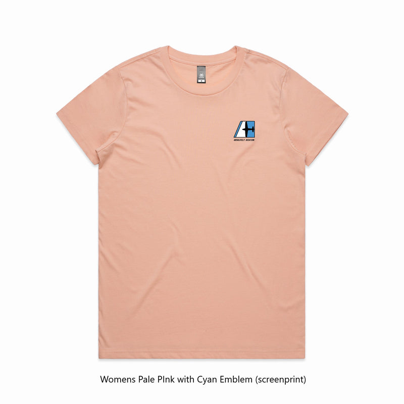 Womens Essential Sports Tee - Red, Pink & Greens - 6 Colour Options - 100% Fine Cotton Quality - All Sizes